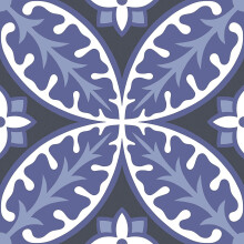 Peel & Stick Vinyl Floor Tiles 10pcs Per Pack Marble Moroccan Floral Pattern Floor Pops - 21 Styles Sticky Back - Self Adhesive CAPRI FP3309