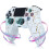 ALLBIZ High Sensitivity Wireless Game Controller for PS4 / PC with Dual Vibrate and Audio Function, LED Indicator - Burst Texture 1