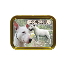 Personalised Bull Terrier Dog Breed Tobacco Tin Gift & Smoking Products