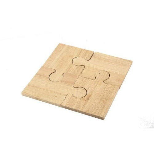 Wooden Jigsaw Puzzle 4 Piece Coasters