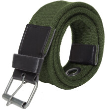 (Green, M) Kruze Mens Designer Canvas Belt For Jeans Big Tall King Sizes