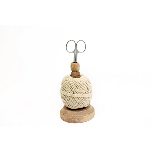 Craft Ball of String on Stand with Scissors