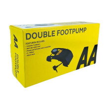 Double Barrel Cylinder Tyre Foot Pump Air Inflator