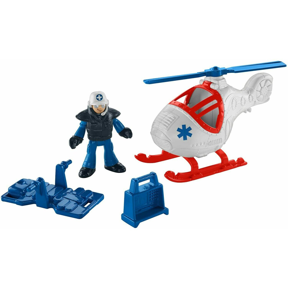 Imaginext Fisher Price Figurine Figure Set City Emergency Vehicles Set