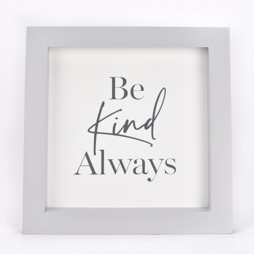 WIDDOP and Co. Moments Wall Plaque - Be Kind Always 22cm