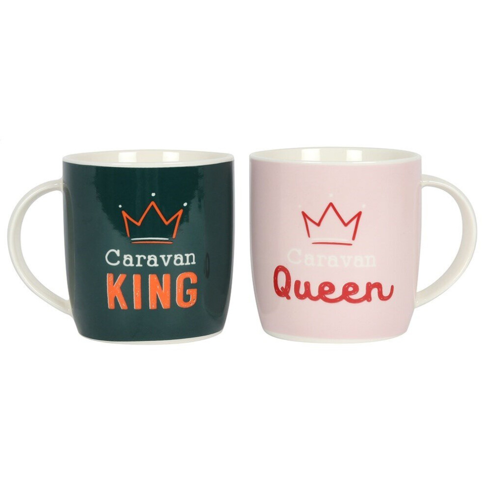 Something Different Caravan King And Queen Mug Set