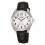 Lorus Lorus RG239TX9 Ladies Easy Reader Silver Case Black Leather Strap Watch 1
