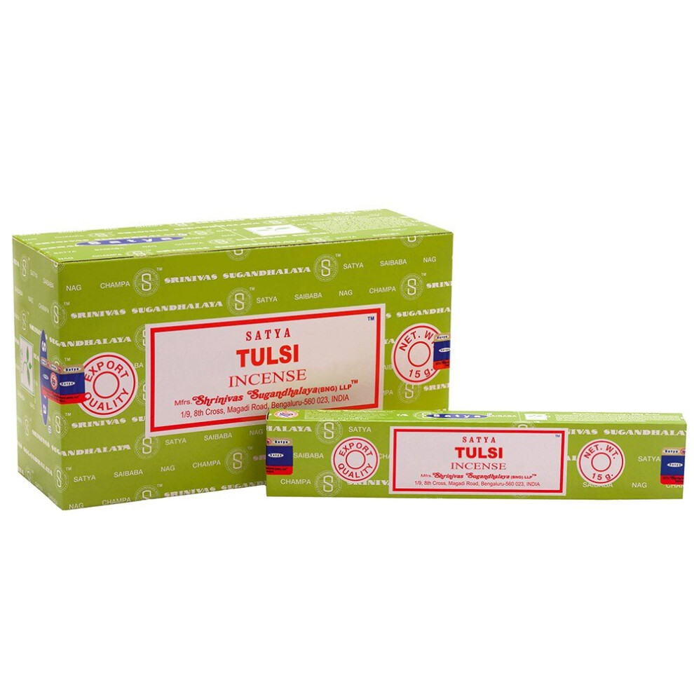Something Different Tulsi Incense Sticks By Satya Size 12