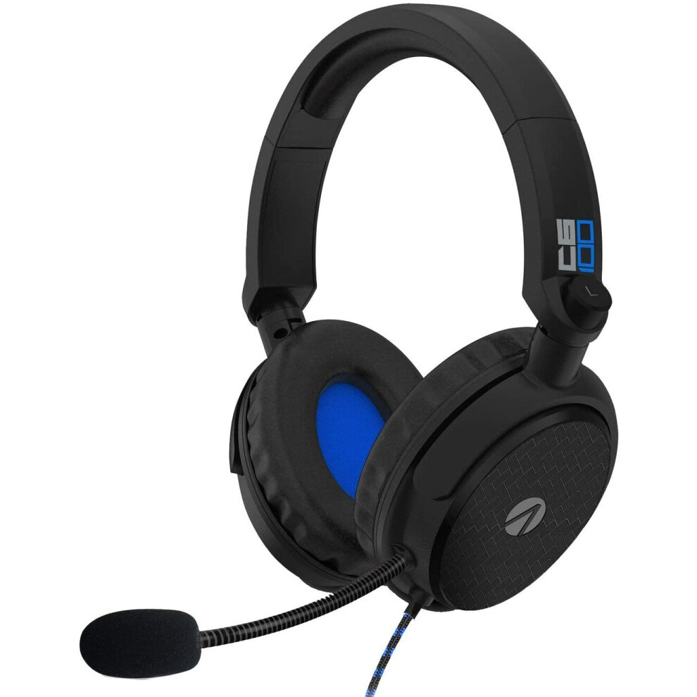 4Gamers Stealth C6 100 Headset Blue 5055269710257