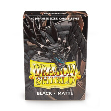 Pochettes - Dragon Shield - Nero Opaco - 60 unità - Taglia Giapponese - Yu-Gi-Oh!