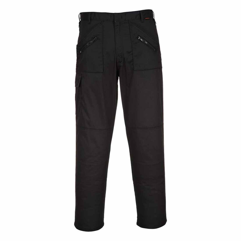 (42W / 31L, Black) Portwest - Workwear Action Cargo Trousers