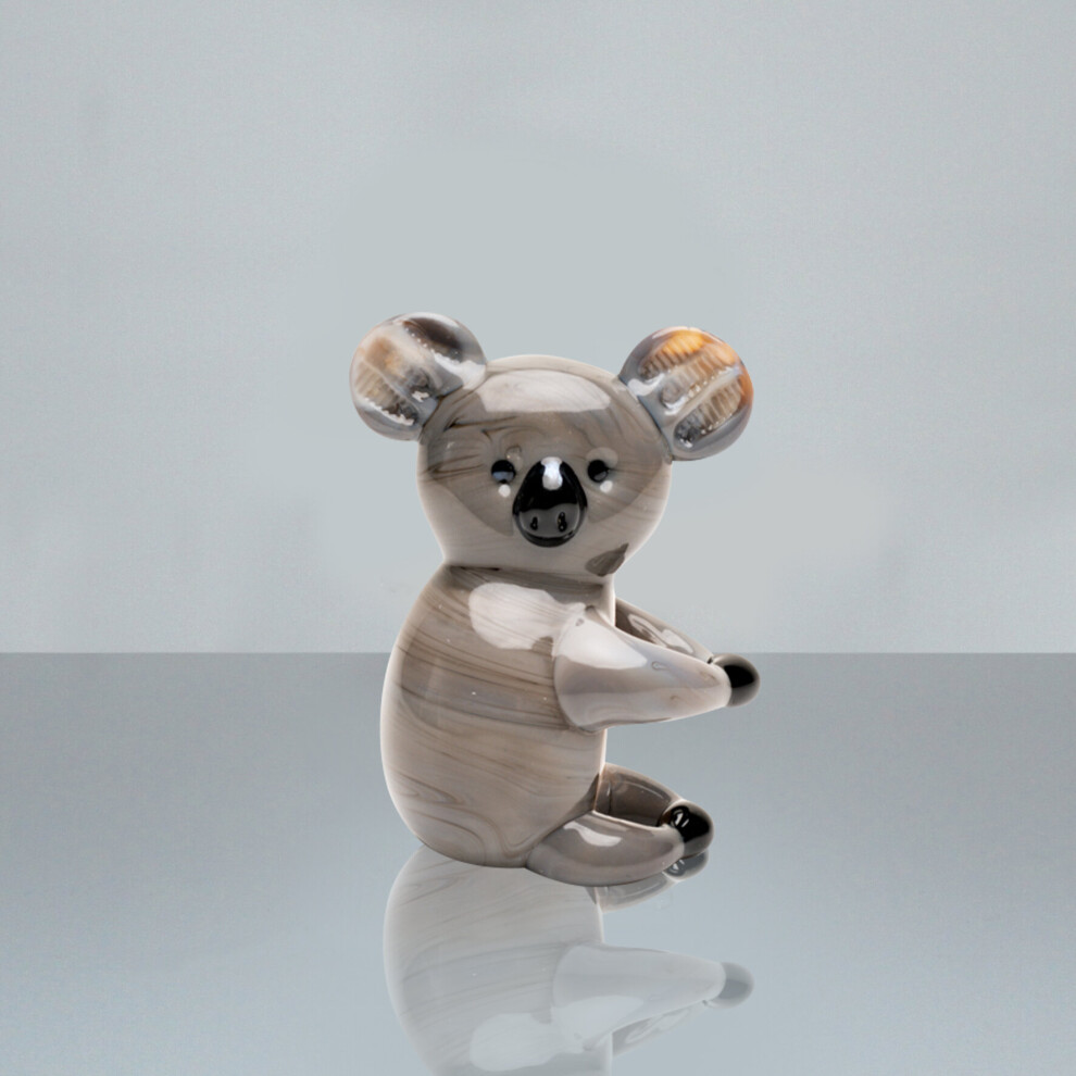 Objets d'Art Miniature Glass Ornament - Koala Bear