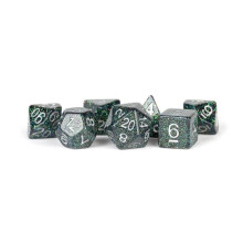 Metallic Dice Games LIC747 Polyhedral Astro Mica Dice Set, Multi Color - Set of 7