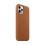 Apple iPhone 12 | 12 Pro Leather Case with MagSafe - Saddle Brown 2