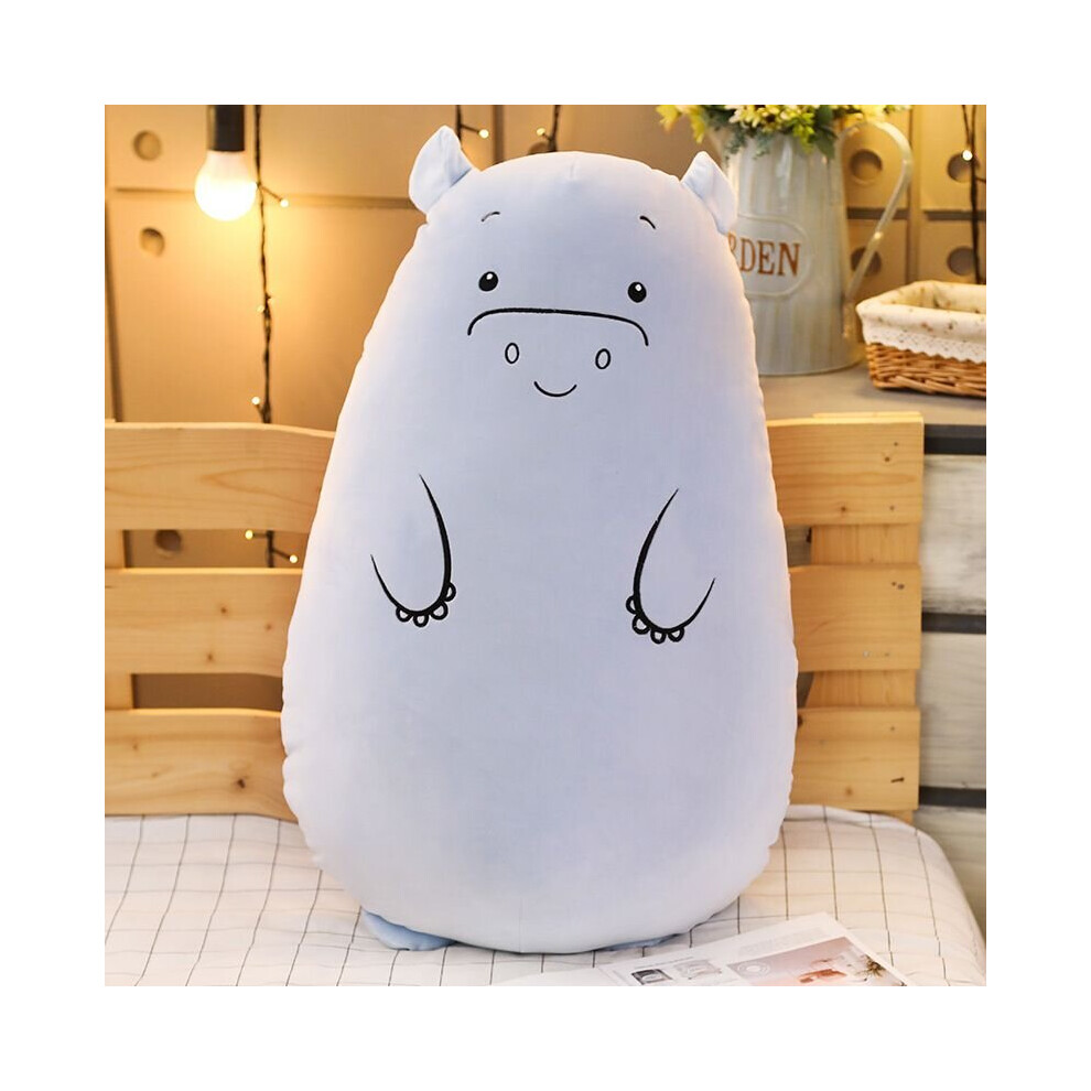 (Hippo, 50cm) Stuffed Toy Plush Dinosaur Bear Pillow Cat Unicorn