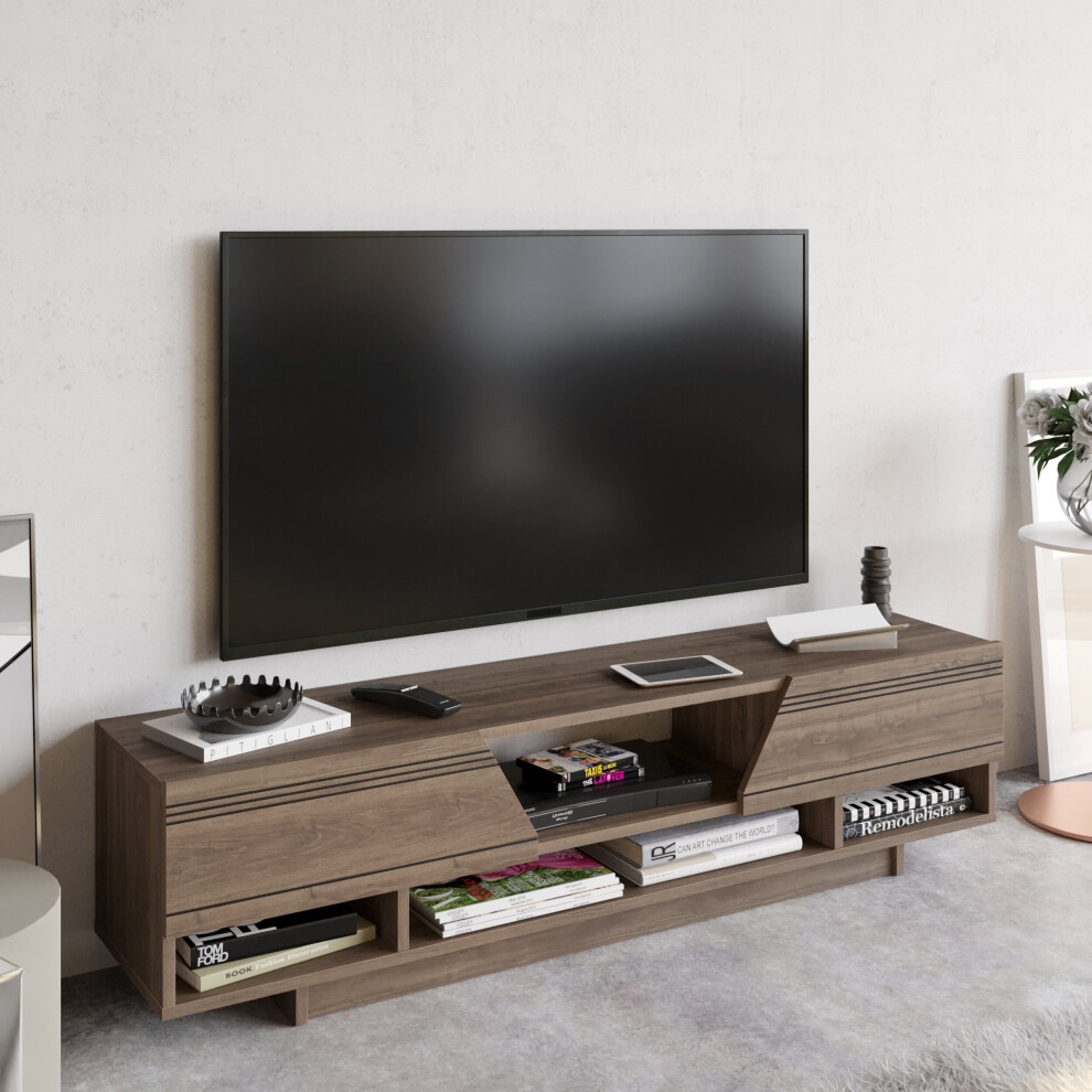 Aspatria TV Stand TV Unit Dropdown Cabinets and Shelves Multimedia Centre