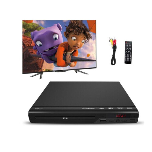 Full HD 1080P MultiRegion HDMI DVD Player USB Port, Remote,UK Plug on