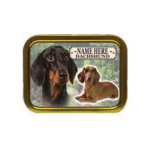 Personalised Dachshund Dog Breed Tobacco Tin Gift & Smoking Products