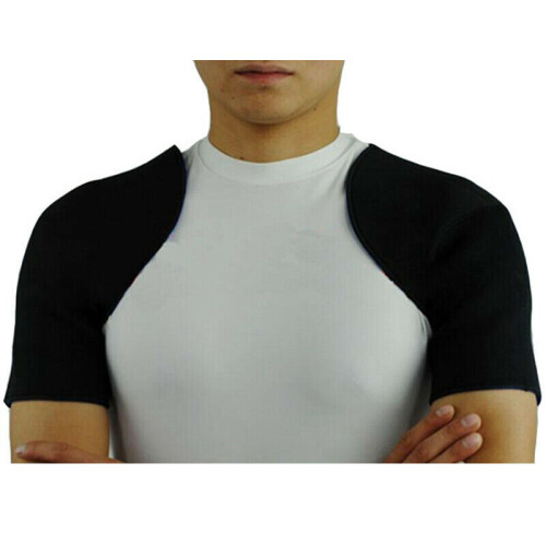 (M) Support Injury Dislocate Compression Strap Double Shoulder Brace Rotator Cuff 1