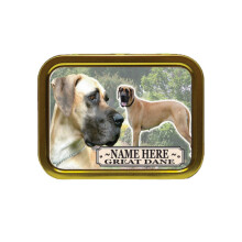 Personalised Great Dane Dog Breed Tobacco Tin Gift & Smoking Products
