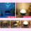 LED Rotating Projector Starry Night Light Star Baby Kids Bedside Lamp 4