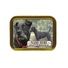 Personalised Patterdale Dog Breed Tobacco Tin Gift & Smoking Products