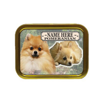 Personalised Pomeranian Dog Breed Tobacco Tin Gift & Smoking Products