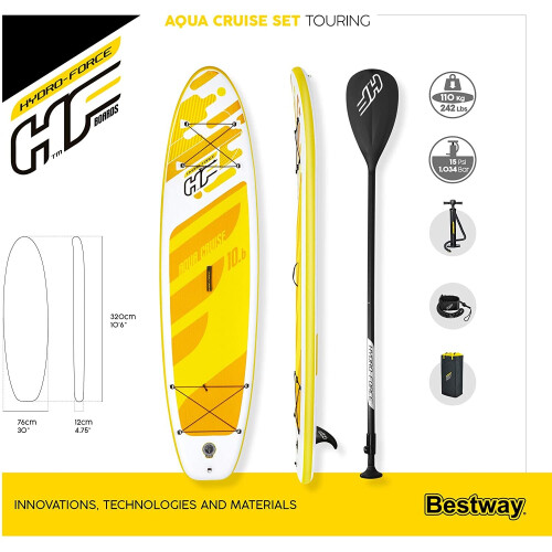 Bestway Bestway Hydroforce Aqua Cruise 10 Ft 6 SUP Paddleboard 2