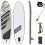 Bestway Bestway Hydroforce 10' X 33" X 4.75" Hf White Cap SUP Paddleboard 1