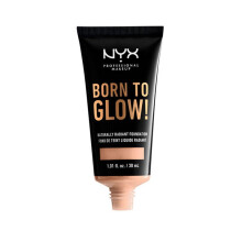 NYX PROFESSIONAL MAKEUP Born To Glow Naturligt Strålande Foundation, Medium Täckning - Ljus