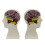 Ornamental Ceramic Phrenology Bookends 4