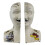 Ornamental Ceramic Phrenology Bookends 1