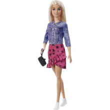 Barbie: Stora Drömmar Malibu Roberts Docka (Blond, 11,5 tum) med Jacka, Kjol & Tillbehör