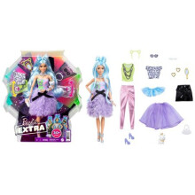 Barbie Extra Puppe & Zubehör Set mit Haustier, Mix & Match Teile für 30+ Looks, Flexible Gelenke, Für Kinder ab 3 Jahren, GYJ69