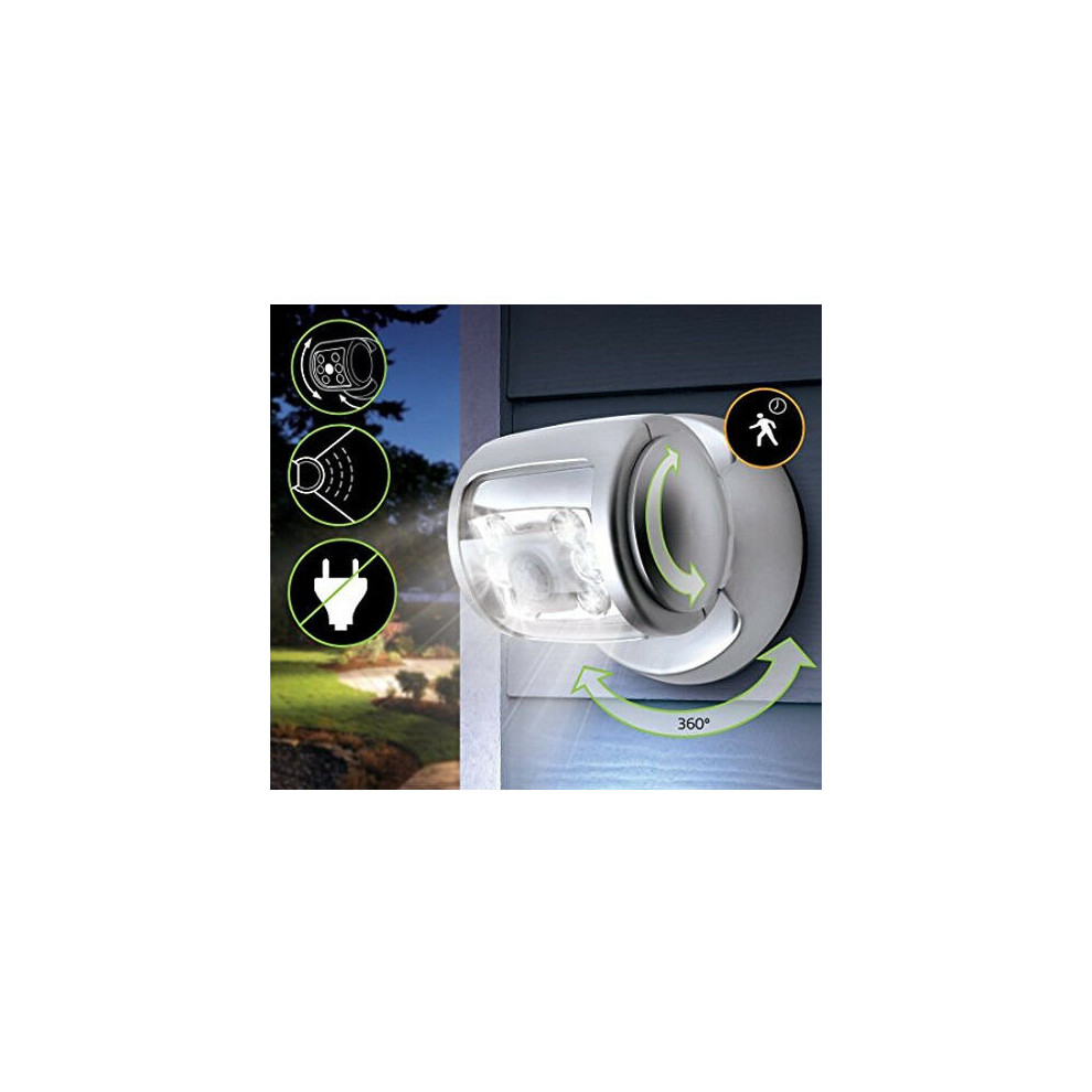 Direct2publik Light 360Â° Rotating Wireless Led Motion Sensor Flood Technology
