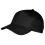 (Black) Baseball Cap Mens Womens Adjustable Plain Hat 1