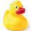 (Yellow) Rubber Duck Bath Toy Kids Plastic Floating Ducks 1