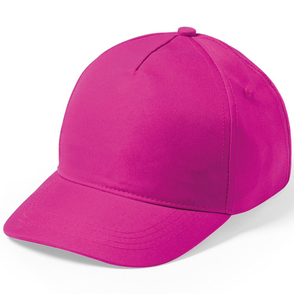 (Pink) Kids Baseball Cap Adjustable School Unisex Hat