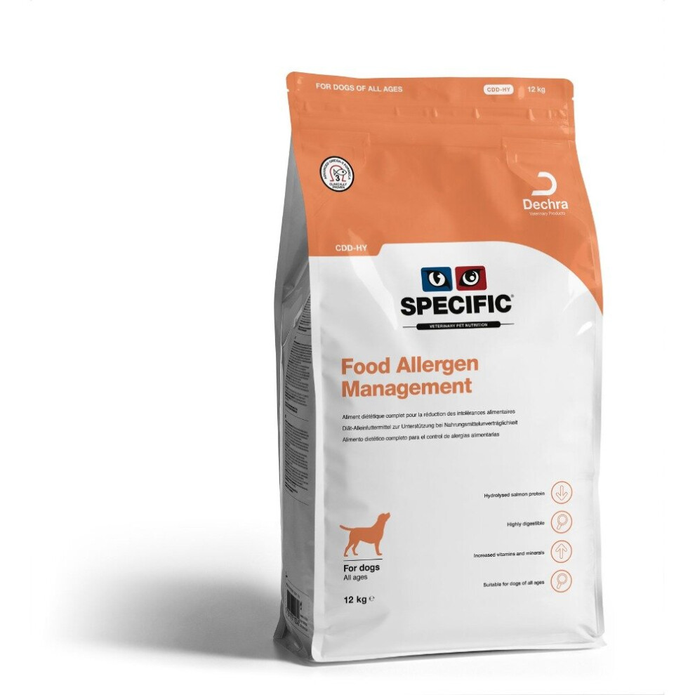 Dechra (12Kg) Specific Cdd-Hy Food Allergy Management Dry
