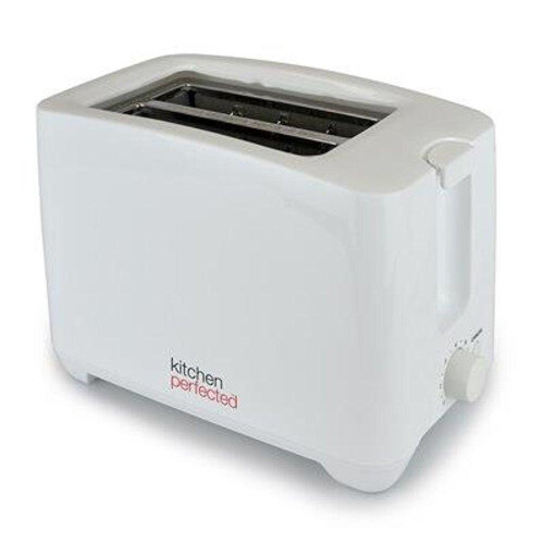 KitchenPerfected 2 Slice extra-wide slot Toaster - White E2020WH 1