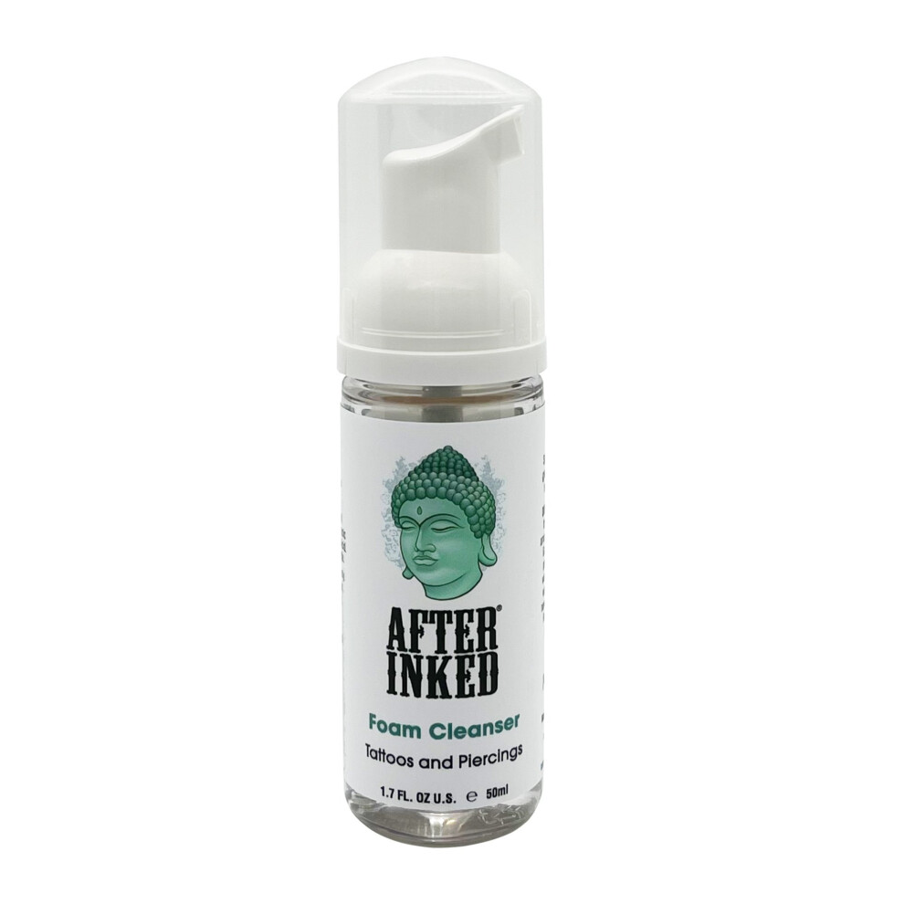 After Inked Ink Seal Foam Cleanser Tattoos & Piercings Aftercare 50Ml