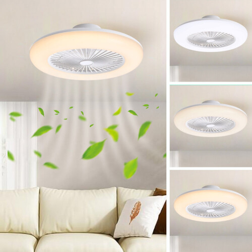 Living And Home Modern Ceiling Fan Light Color Change Lamp Remote Control 2