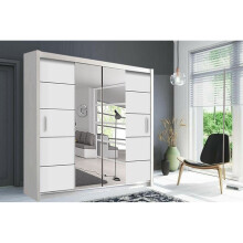 (White, 180 cm) Modern bedroom Sliding Wardrobe  2/3 Sliding Doors