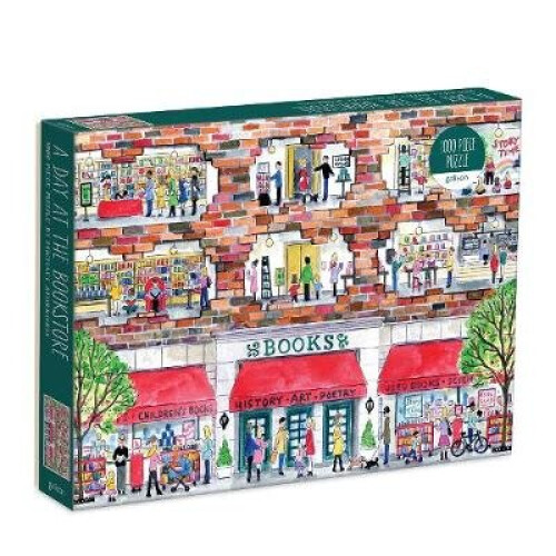 Puzzle mit 1000 Teilen: Michael Storrings, Ein Tag in der Buchhandlung