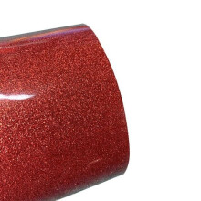 (red) Glitter Heat Transfer Vinyl - DIY Heat Press Cutting Plotter HTV Iron On Film