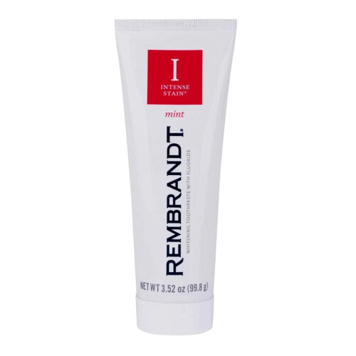 Rembrandt Intense Stain Whitening Toothpaste Mint, 3.5 oz (99 g) - 2 Pack 1