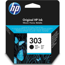 HP T6N02AE 303 Original Ink Cartridge, Black, Single Pack