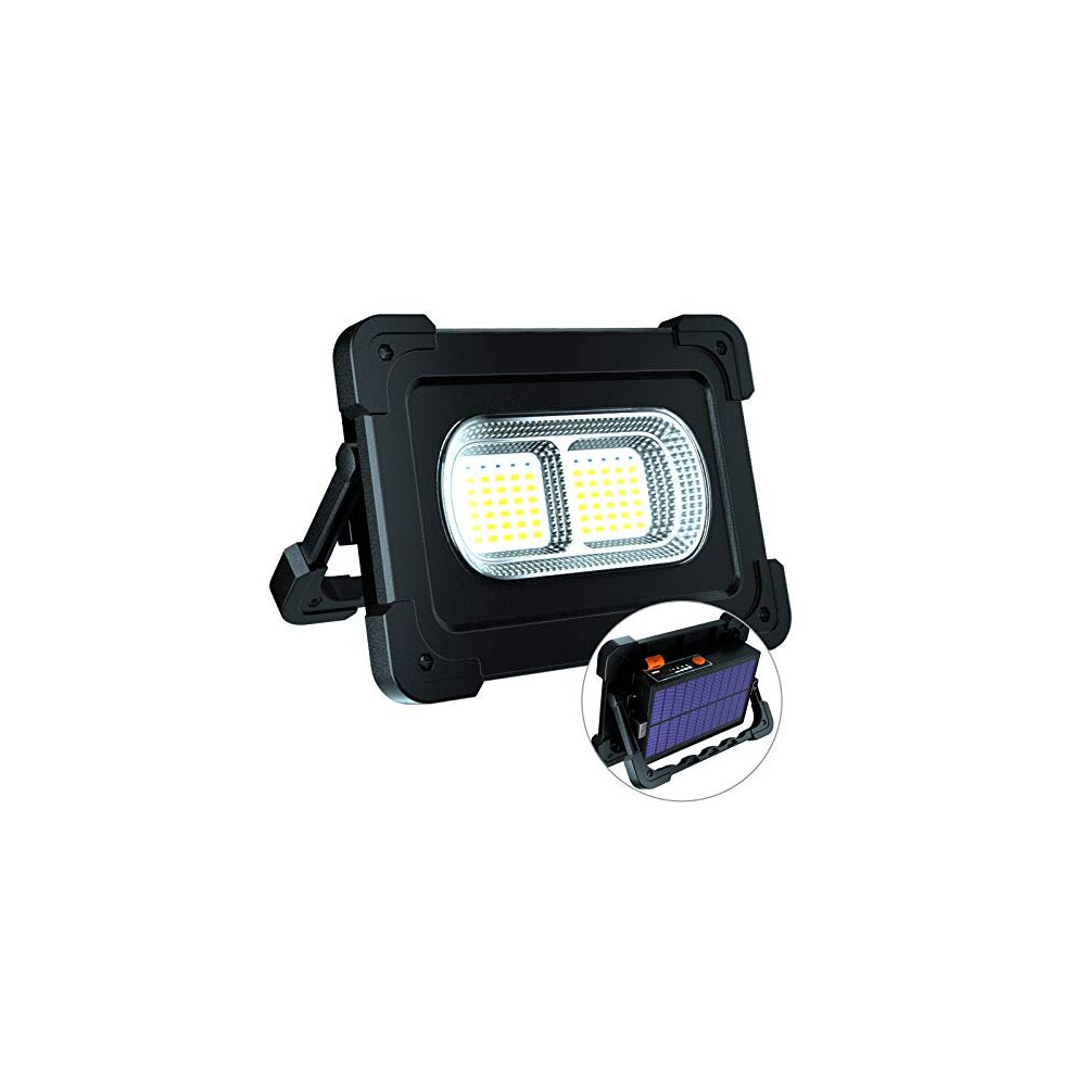 Rechargeable Work Light, ErayLife Portable LED Floodlight with USB Por