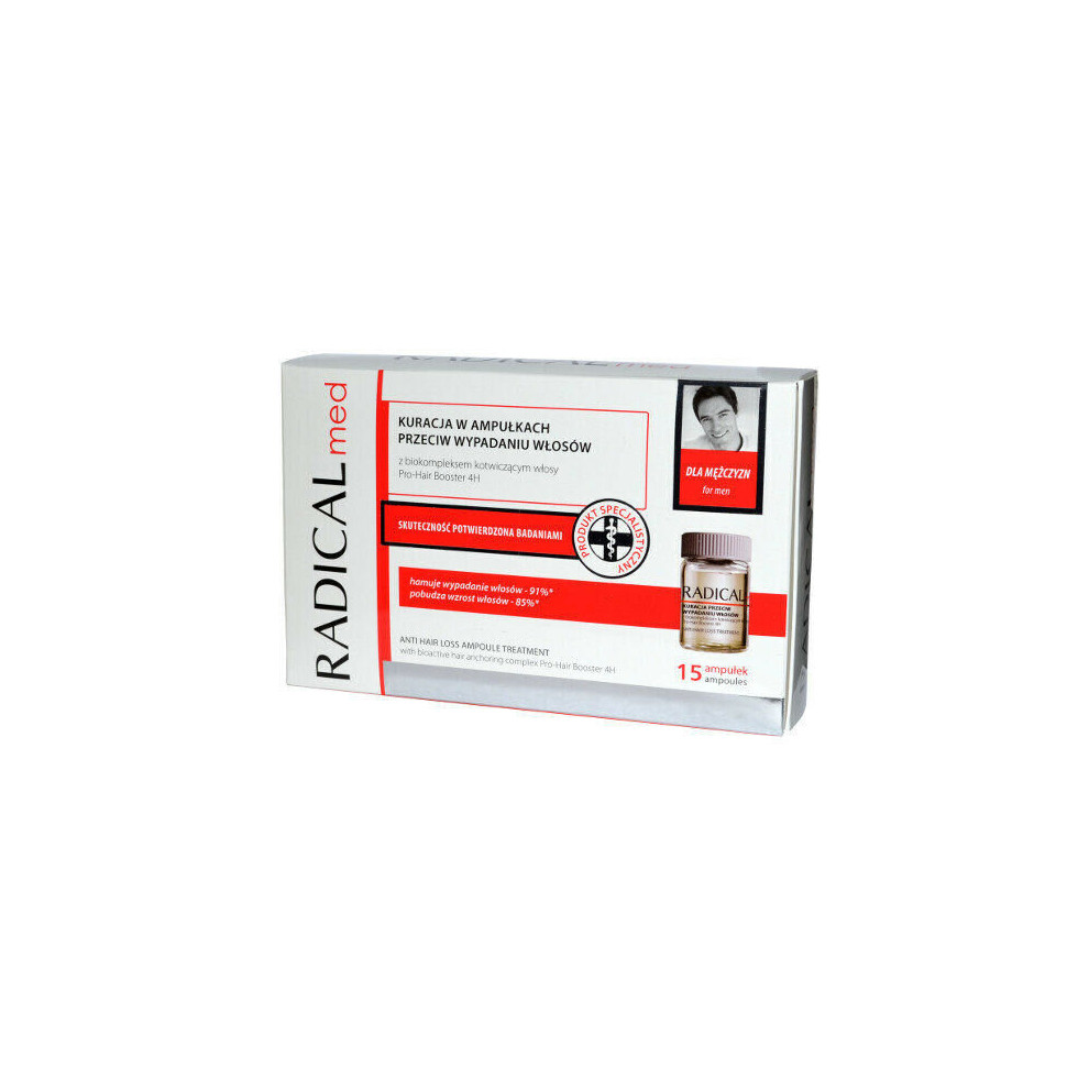 Ideepharm Radical Med Anti-Hair Loss Treatment In Ampoules For Men