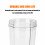 Για Nutribullet Αντικατάσταση μεγάλης κούπας 24oz 600/900w Ανταλλακτικό μεγάλο κύπελλο 3